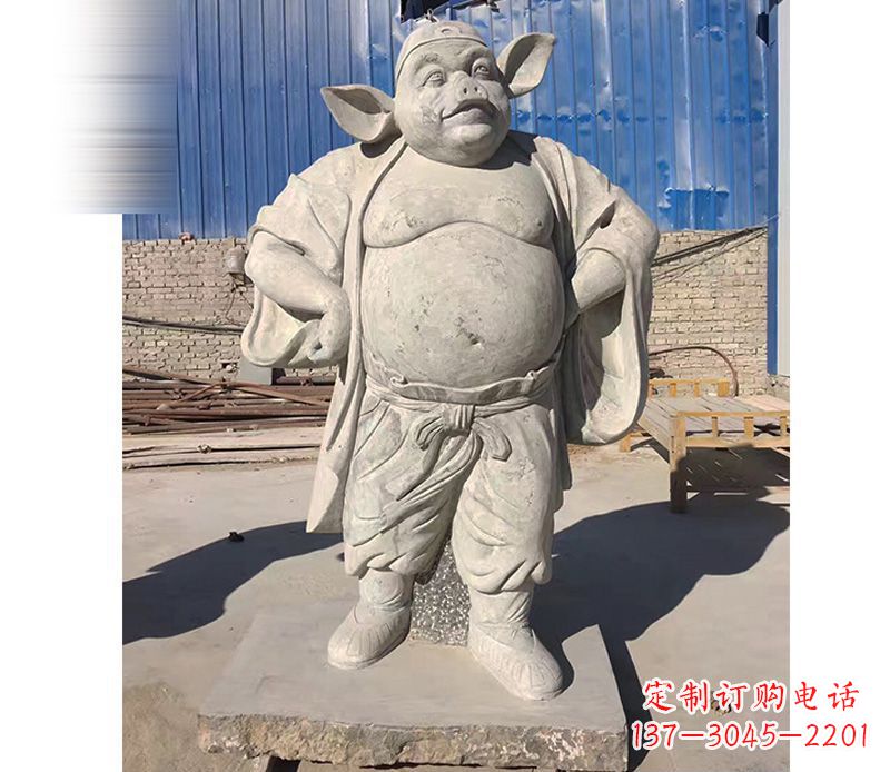 东营大理石猪八戒雕塑