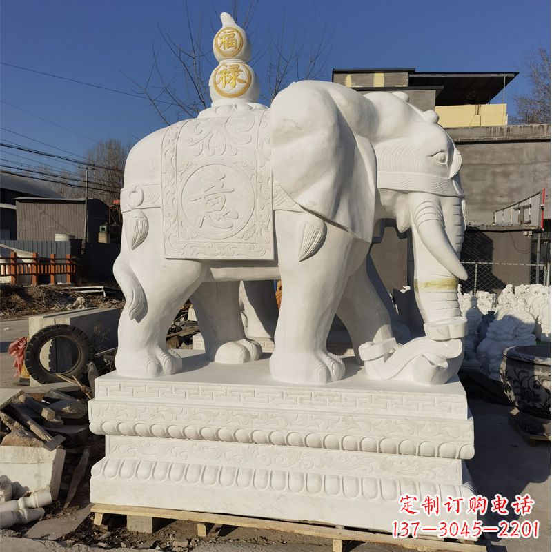 东营大象石雕——永恒传承