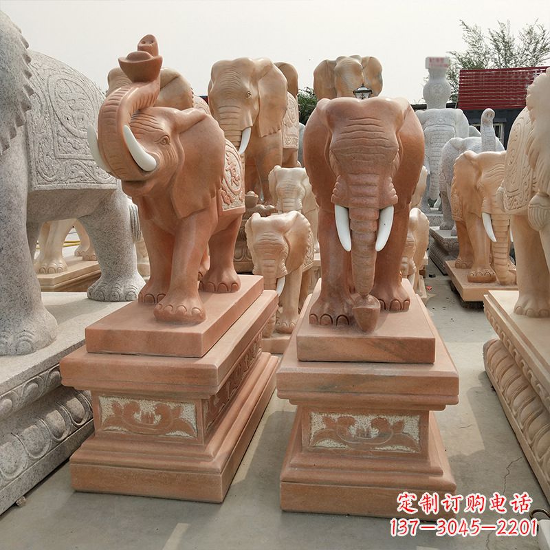 东营大象水缸石雕塑