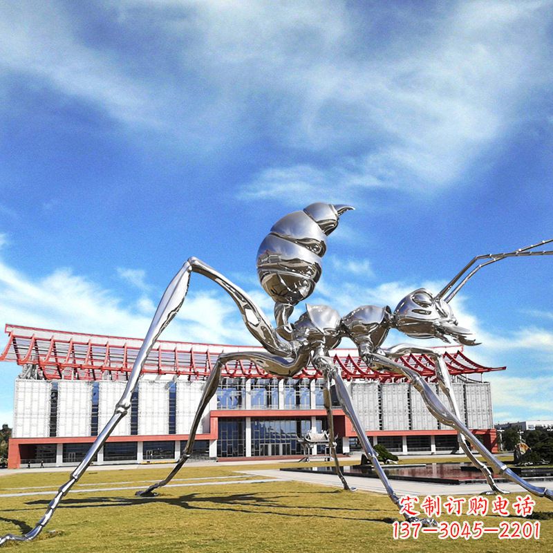 东营大型不锈钢蚂蚁雕塑精工制作,绵延传奇