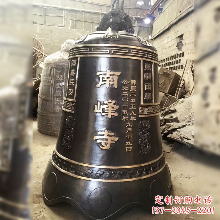 东营大型铜钟雕塑