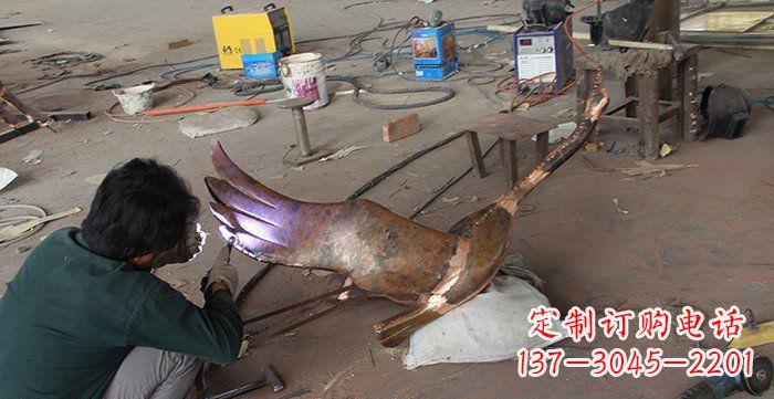 东营专业大雁铜雕制作