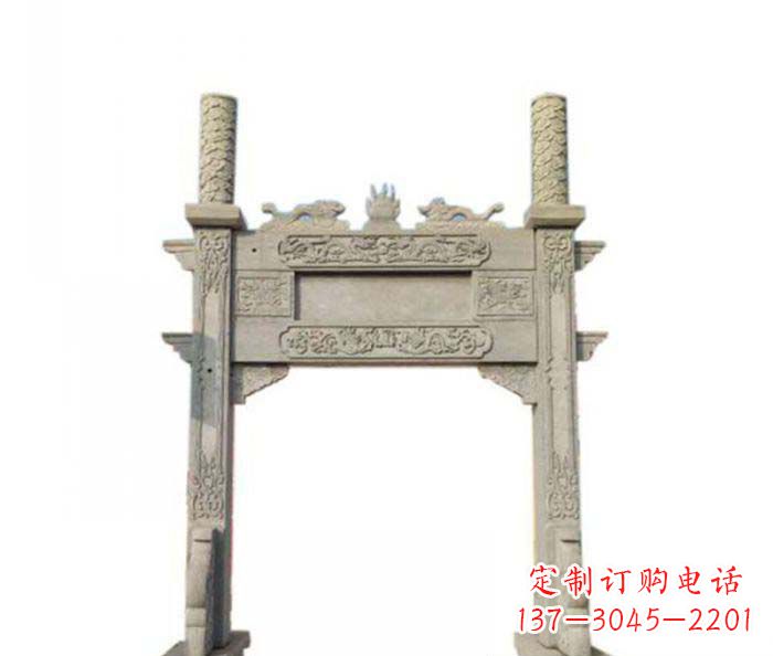 东营产品名称中领雕塑-牌坊石雕