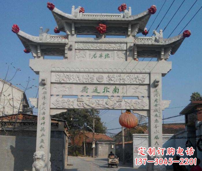东营优质大理石牌坊雕塑