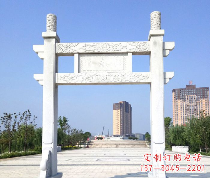 东营石牌楼雕塑——精美的浓缩艺术
