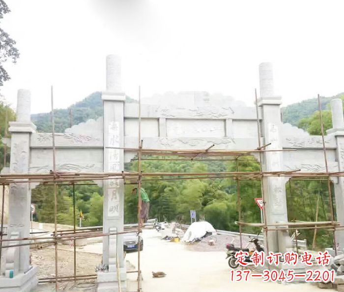 东营专业牌坊雕塑定制