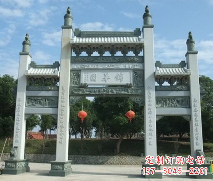 东营牌坊雕塑艺术品定制精品