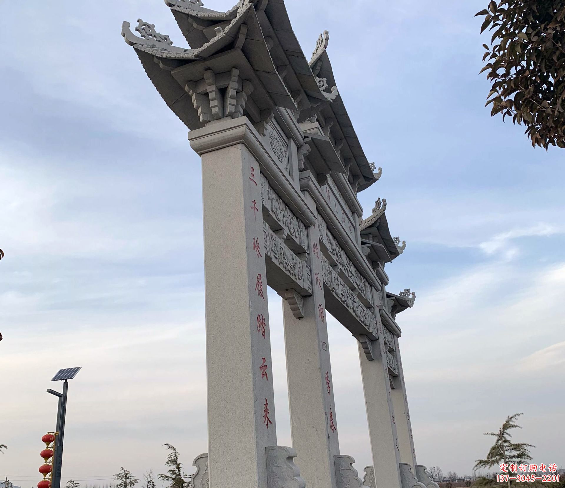 东营东艺石雕牌坊