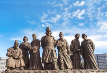 东营成吉思汗雕塑，赞颂大蒙古国建国者