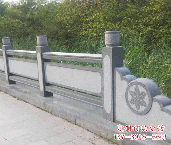 东营精美仿古石栏杆雕塑