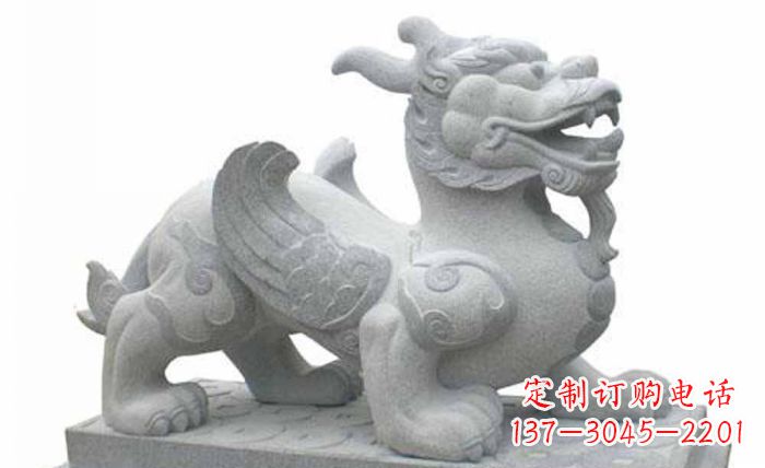 东营古老貔貅雕塑,带您重拾传统神兽石雕之美