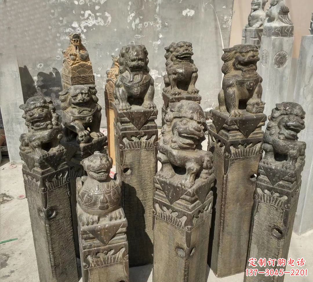 东营仿古马雕塑,高端定制艺术石雕
