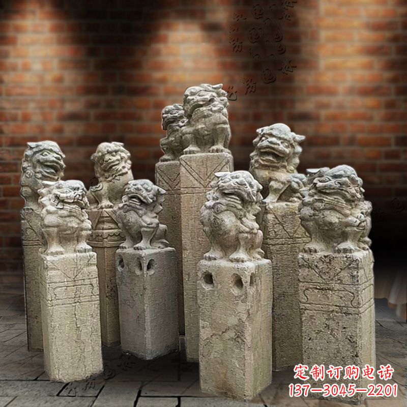 东营仿古栓马雕塑