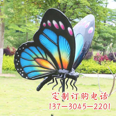 东营蓝蝴蝶雕塑-让你的室内空间焕发生机