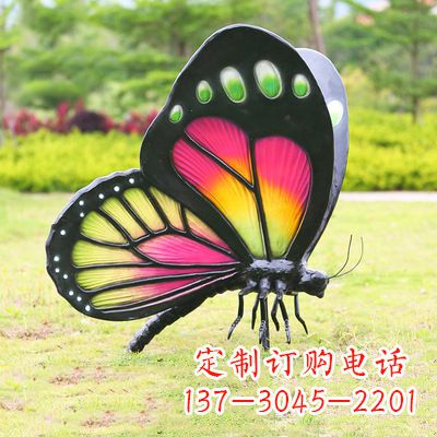 东营仿真蝴蝶_品红色款405x78x110