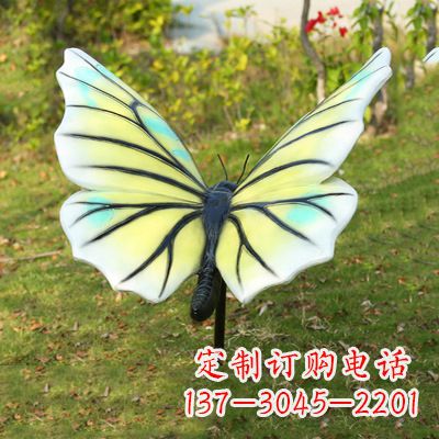 东营色彩丰富的仿真蝴蝶雕塑