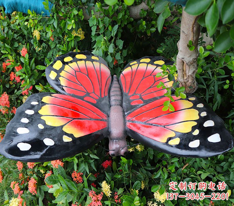 东营雕刻精美的蝴蝶摆件