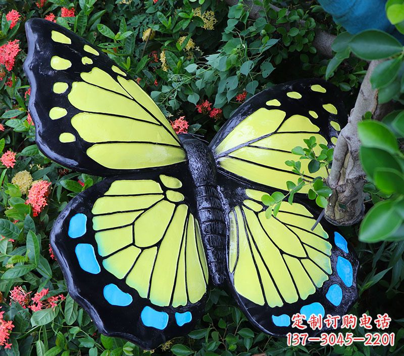 东营玻璃钢蝴蝶雕塑