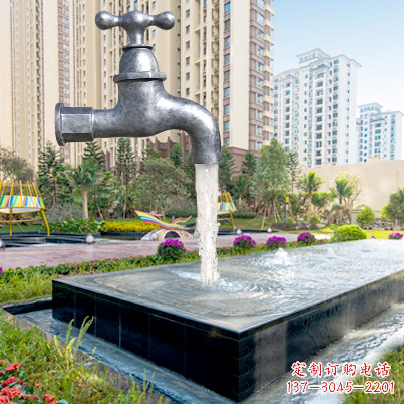 东营仿真水龙头流水喷泉