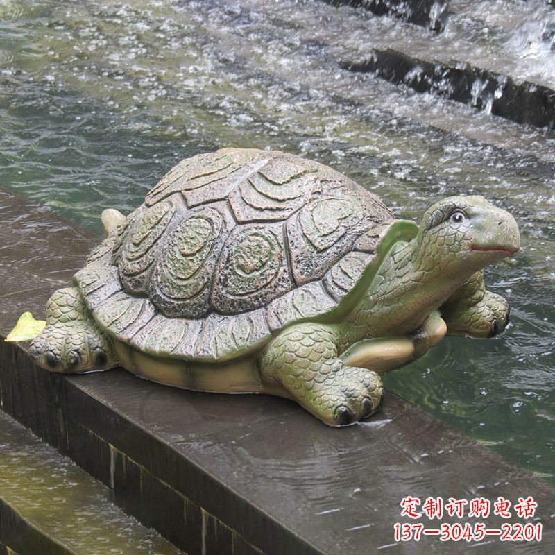 东营艺术精美 含蓄细腻的乌龟雕塑摆件