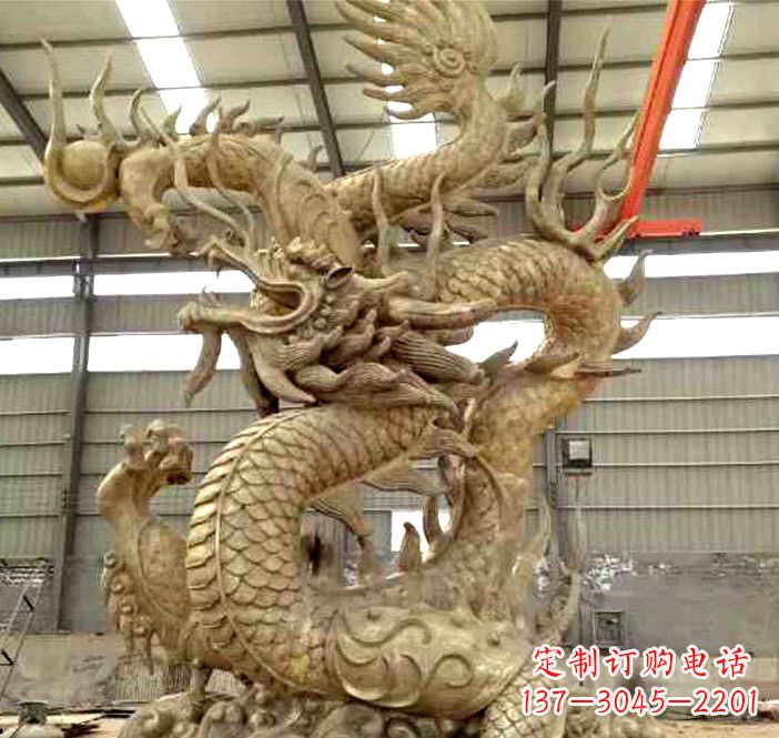 东营飞龙铜雕塑
