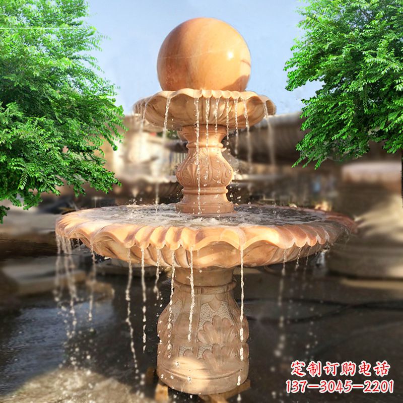 东营精致别致的风水球雕塑
