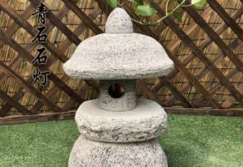 东营精美仿古石灯公园照明灯石雕