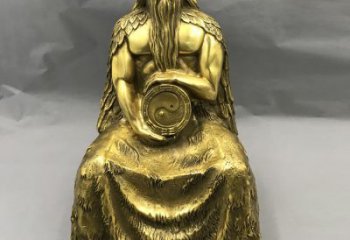 东营伏羲·神话传说铜雕塑