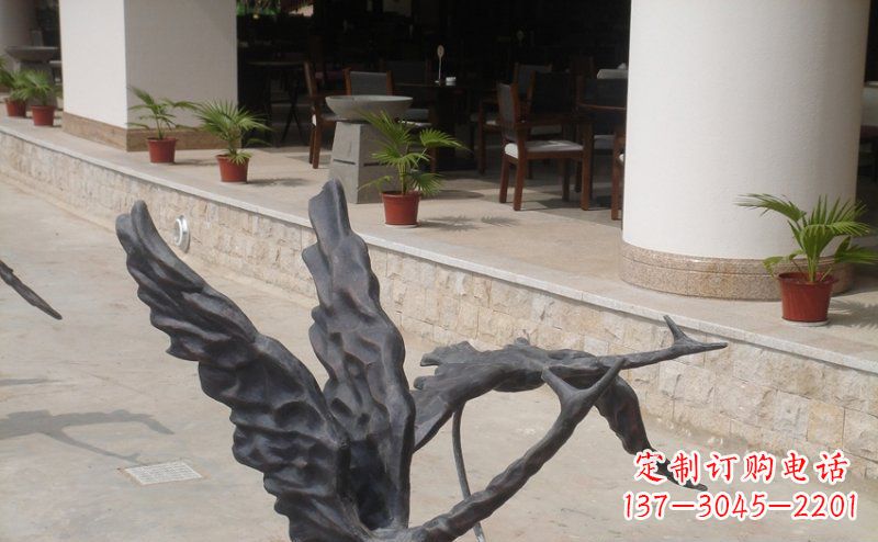 东营中领雕塑精美大雁铜雕