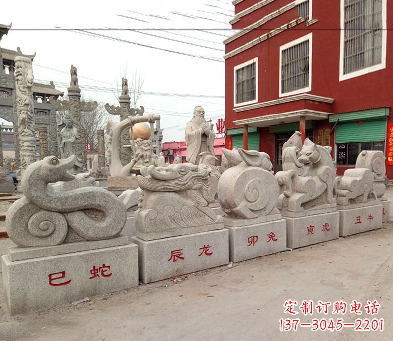东营产品名称公园动物大理石雕塑