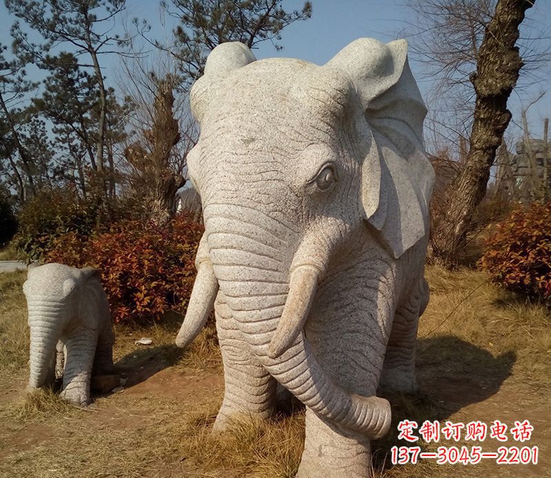 东营精美大象雕塑