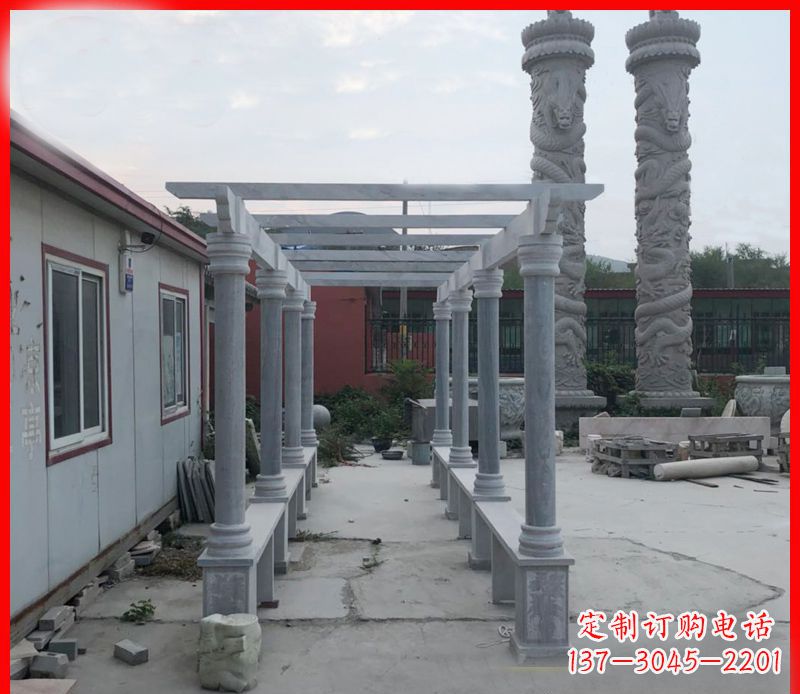 东营艺术之大理石石雕长廊