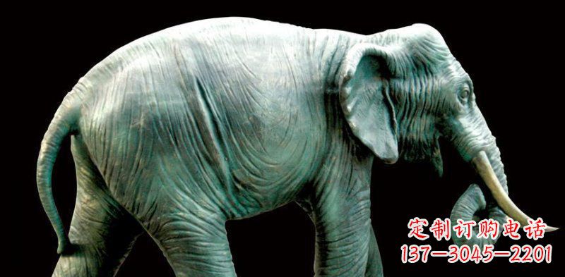 东营铜雕大象——艺术精灵的完美融合