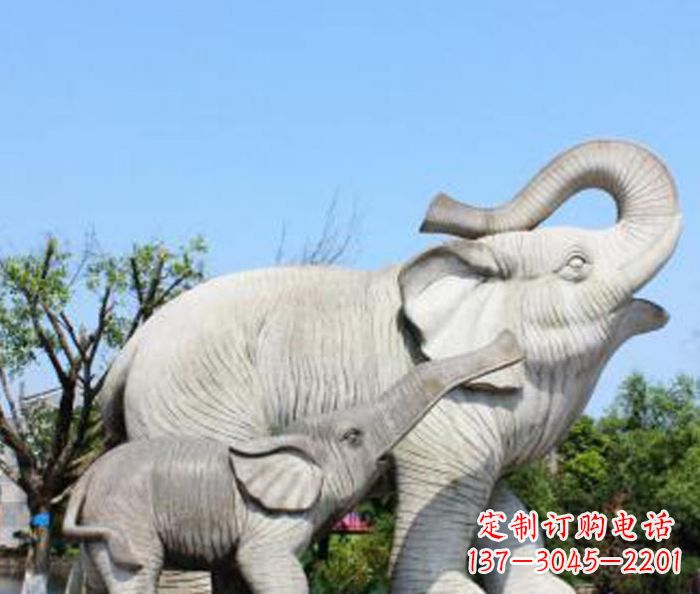 东营流动的大理石动物雕塑
