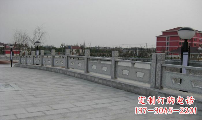 东营公园仿古石栏板 (2)