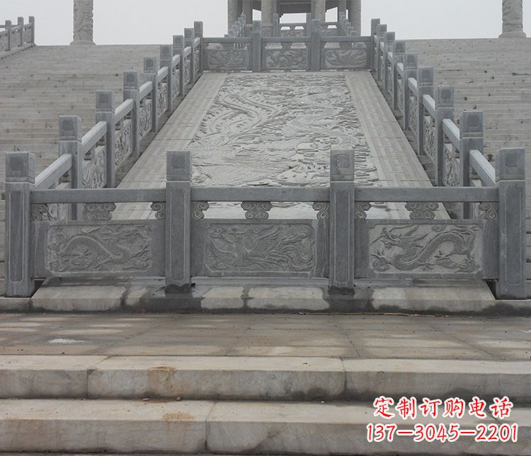 东营公园仿古石栏板景观石雕 (6)