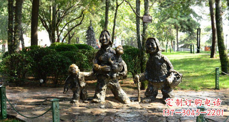 东营中领雕塑 小孩铜雕定制
