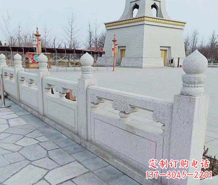 东营精美大理石栏板石雕