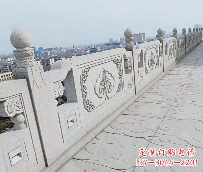 东营精美大理石栏板雕塑