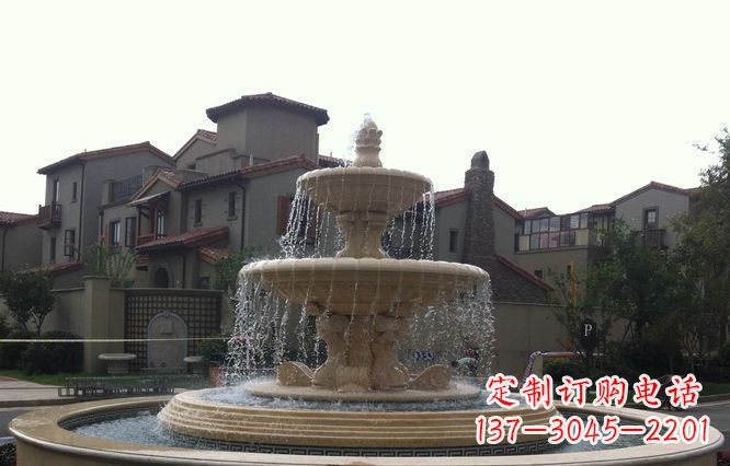 东营精美的喷泉石雕雕塑