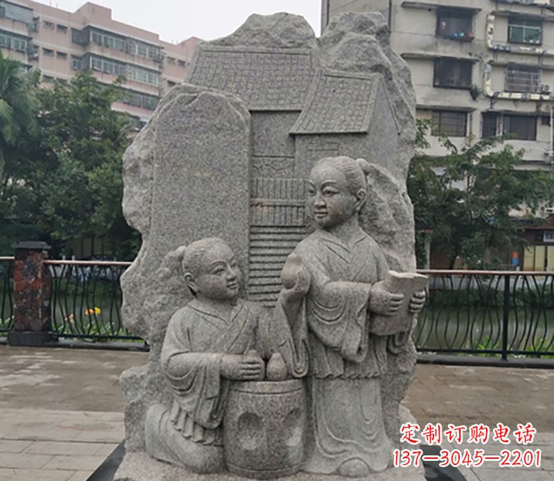 东营高品质孔融让梨石雕