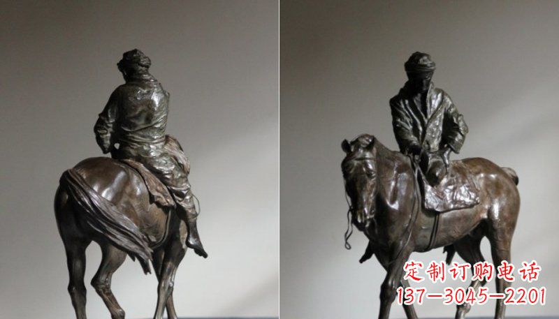 东营产品名称骑马铜雕