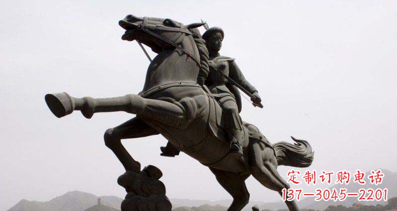 东营西方风格骑马雕塑