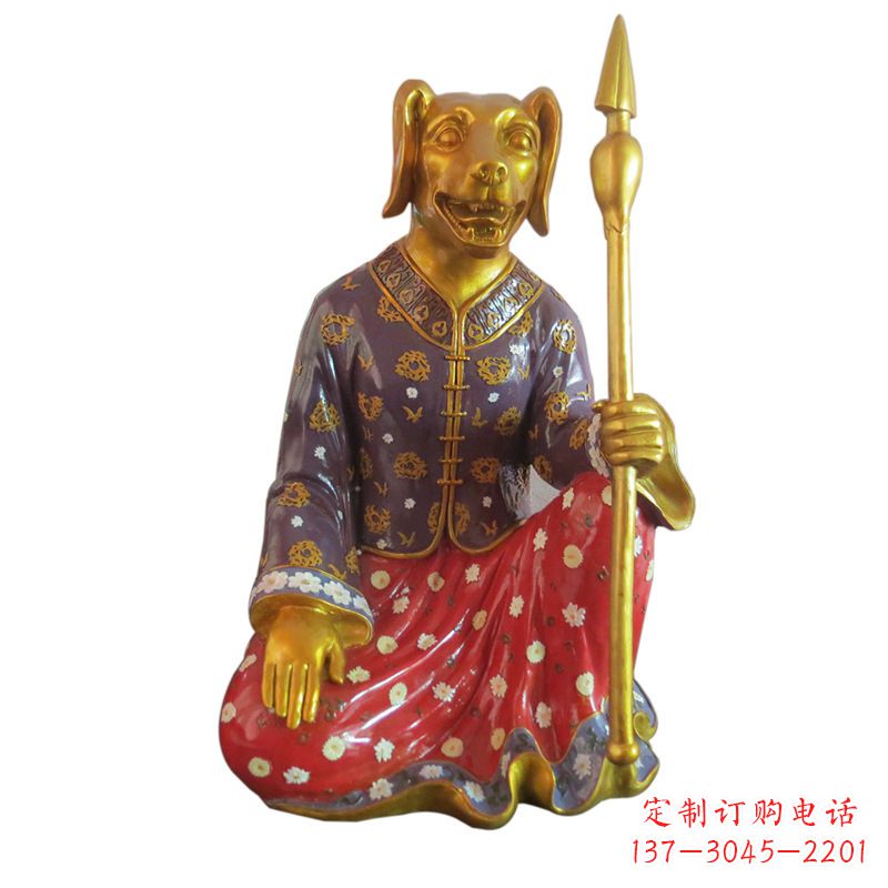 东营高端可爱的玻璃钢生肖雕塑