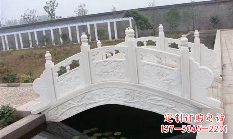 东营精美雕刻的拱桥石雕户外摆件,装点您的园林景观