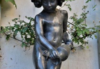 东营唯美少女雕塑——在公园中给清新的景观增添一抹生机