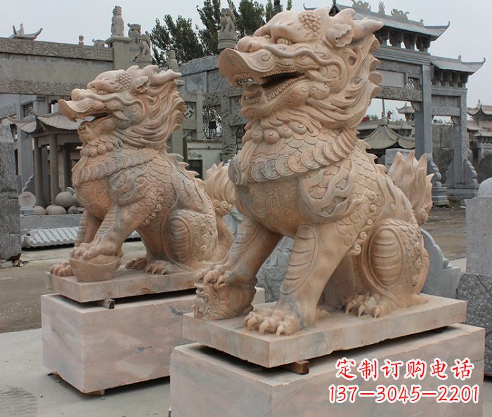 东营尊贵的古典麒麟雕塑