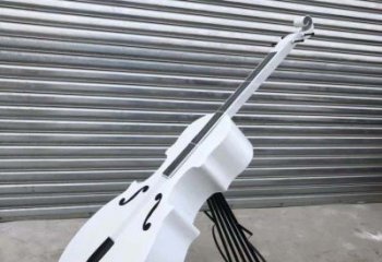 东营精致不锈钢大提琴雕塑
