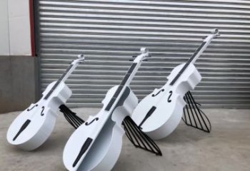 东营精美的不锈钢大提琴雕塑，让你的空间更加温馨