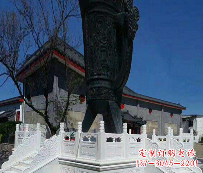 东营汉白玉升旗台石雕：高贵而典雅